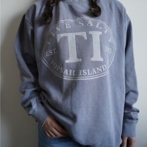 Topsail Island “Live Salty” Crewneck – Size Large